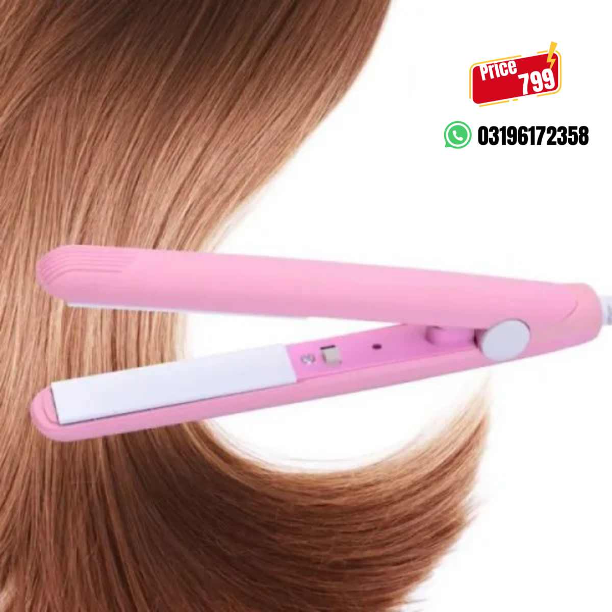 Mini Portable Hair Straightener