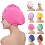 Best Hair Dryer Cap Towel – Hair Wrap Towel For Ladies( Random Color )