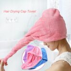 Best Hair Dryer Cap Towel – Hair Wrap Towel For Ladies( Random Color )